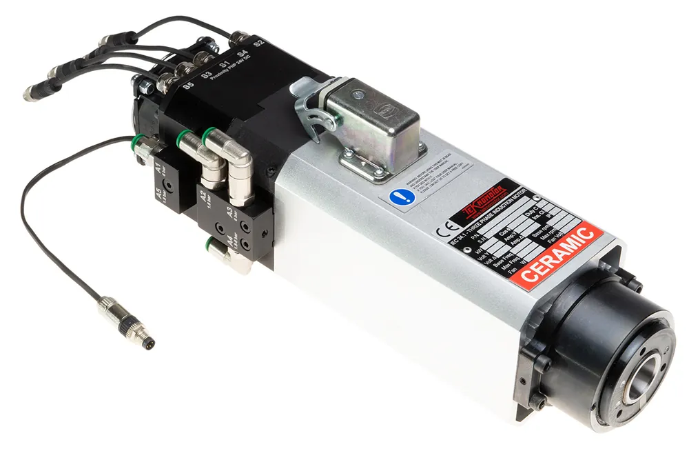 HF-Werkzeugwechselspindel Teknomotor ATC41 | 1,1 kW | 24.000 U/min | ISO 20 | 230 V Geprüft