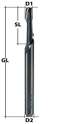 Top-Angebot VHM Fräser 1-Schneider Ø 1,1 mm