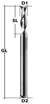 Jetzt Bestellen VHM Fräser 2-Schneider Ø 2,8 mm