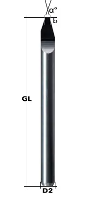 VHM-Gravierstichel 36° 0,3 mm Neue Kollektion