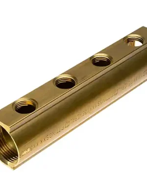 1 1/4" Verteiler mit 4 x 1/2" Anschlüssen Preisreduziert