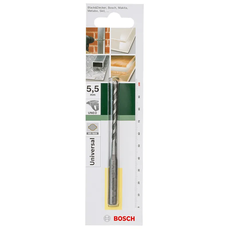 Bosch Uneo Mehrzweck-Bohrer SDS-Quick 5,5x55x100mm Knallerangebot