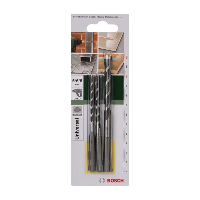 Bosch Uneo Mehrzweck-Bohrer SDS-Quick SET 5,6,8mm Direktkauf