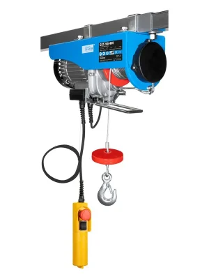 Güde Elektrischer Seilzug GSZ 200/400 bis max. 400 kg, Motorwinde, Seilhebezug Nur Heute