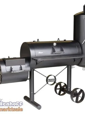 Versand Am Gleichen Tag El Fuego Holzkohlegrill Smoker Kiona mit Räucherkammer