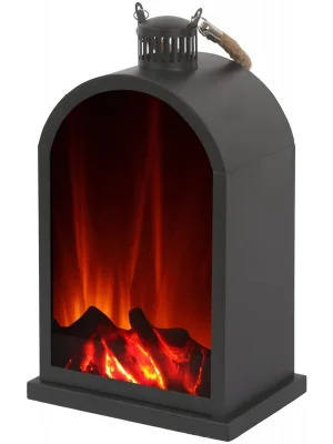 El Fuego Laterne / Leuchte »AY0549« - mit realistischem Flammeneffekt Mega-Angebot