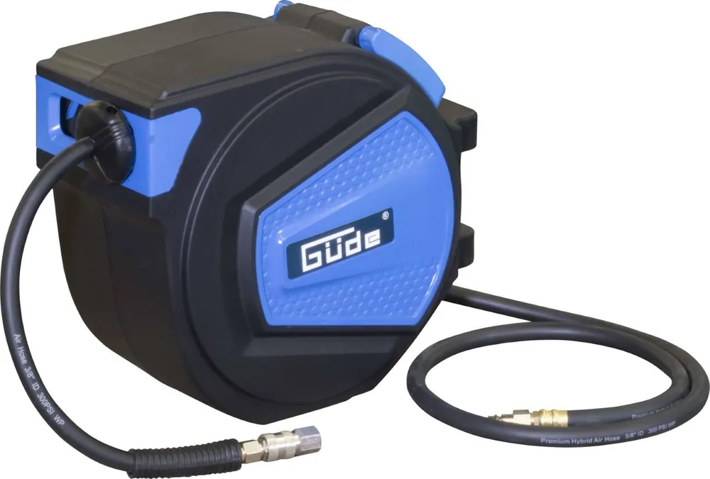 Angebot Güde Automatik Druckluft Schlauchtrommel 15m, Aufroller, Druckschlauch