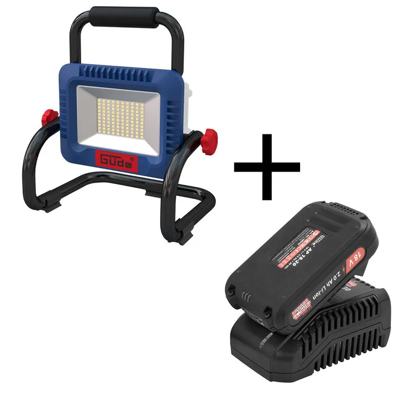 Güde Akku-LED-Strahler » LS-18 « Set inkl. - Akku & Ladegerät Must-Have