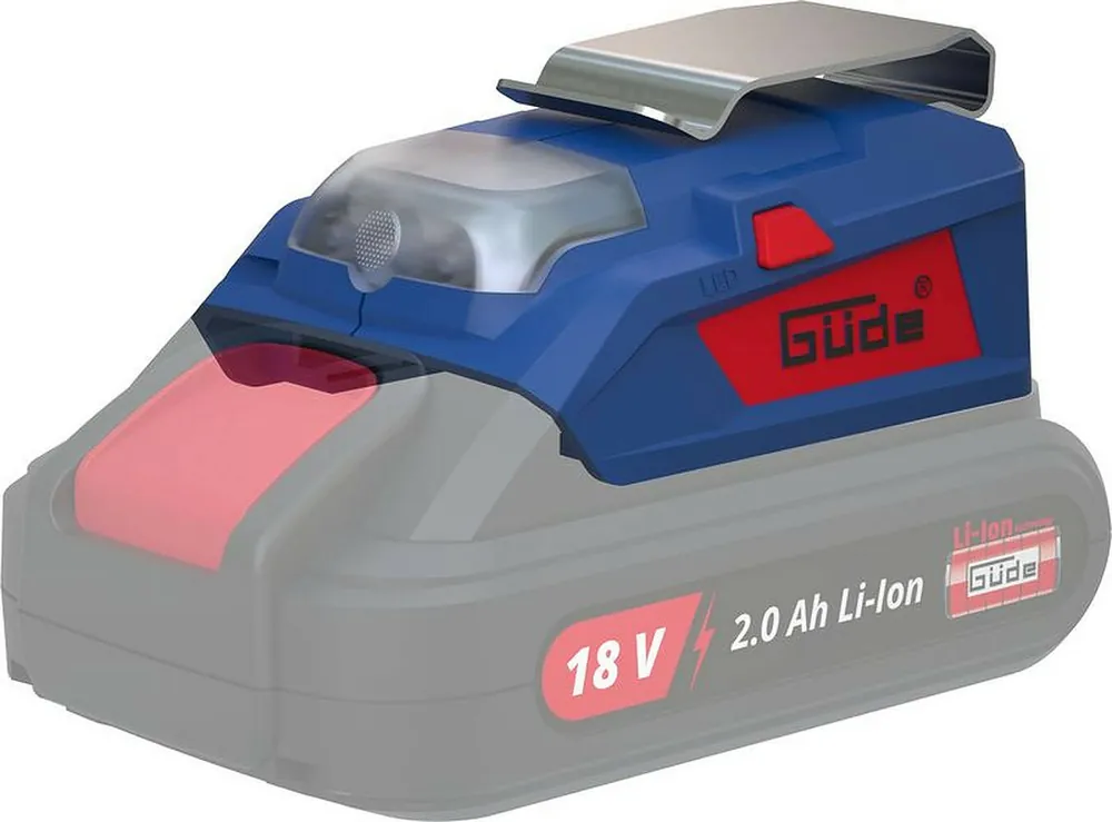 Finale Aktion Güde Akku-USB-Adapter » UAL 18-0 « 18 Volt Licht & Handy laden