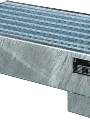Auffangwanne mit GR 800x500x290 verz | mit Gitterrost | 800x500x290 mm | verzinkt | 61 l | 2 | 1778638 Finale Aktion
