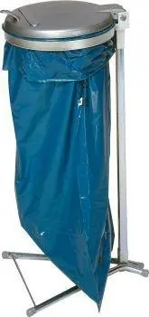Abfallsammler 120 l blau 4 Standfüße ME-Deckel VAR | blau beschichtet | 1772922 Preisreduziert