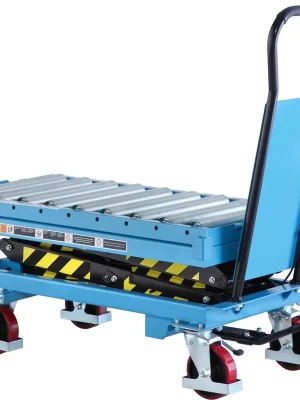 Super-Preis Hubtischwagen m. Rollenb.Tischmaß: 1025x535 300 kg Tragfähigkeit | SPSR 300 | 300 kg | 435–1585 mm | 75 | 1779855