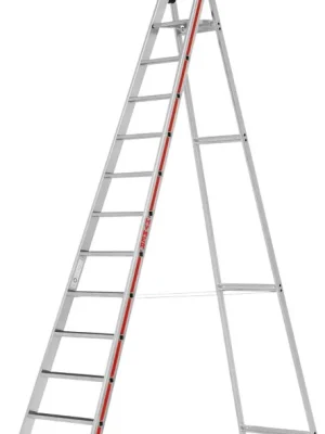Markenprodukt Stufenstehleiter R13 mit Plattform einseitig begehbar 12 StufenLänge 3,70 m | 12 | 3,70 m | 305/680 mm | 2,20 m | 3,40 m | 2,78 m | ja | 1785038