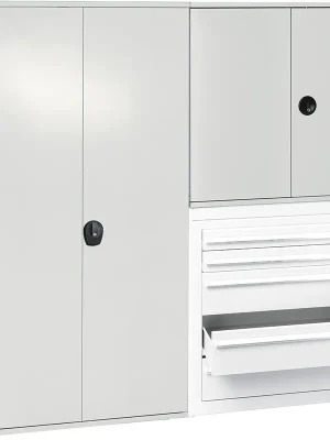 Bestseller Flügeltür B1000xH1000 mm RAL 7035 gleichschließend | 1000 mm | gleichschließend | 1773988