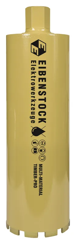 Abverkauf EIBENSTOCK Diamant-Trocken-Bohrkrone Multi TIMBER-PRO Ø 122mm, 350mm Nutzl., 10 Segm. | 122 mm | 10 | 1367359