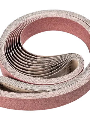 Zertifiziert PFERD Korund Schleifband BA 75x2500mm A36 mit Bandschleifer | 36 | Korund A | 2500 mm | 75 mm | 1069333