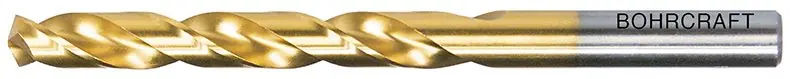Abverkauf Bohrcraft Spibo DIN 338 HSS-TiN Split Point Typ N PROFI PLUS 9,9 mm in BC-QuadroPack | 9,9 mm | 87 mm | 1080603