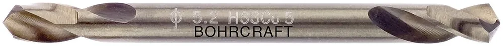 Abverkauf Bohrcraft Doppelendbohrer HSS-E Split Point, PROFI PLUS 4,1 mm in BC-QuadroPack | 4,1 mm | 14 mm | 1080258