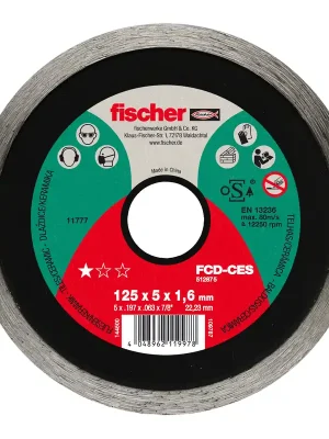 Fischer Diamanttrennscheibe CES 1,6/180 | 180 mm | 8.500 r/min | 1148885 Knallerangebot