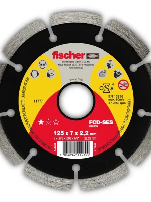 Angebot Fischer Diamanttrennscheibe SES 2,4/180 geteilt | 2,4 mm | 180 mm | 8.500 r/min | 1148884