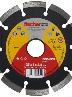 Top-Angebot Fischer Diamanttrennscheibe SES 2,2/125 geteilt | 2,2 mm | 125 mm | 12.250 r/min | 1148881
