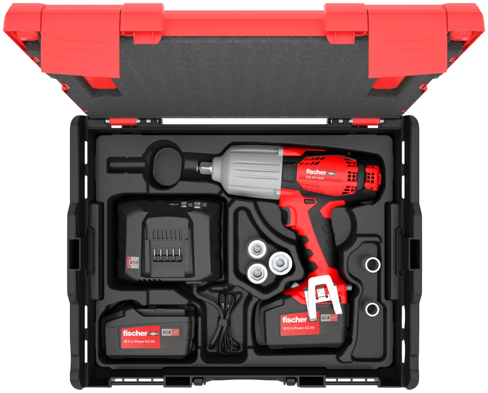 Fischer Akku Schlagschr. FSS 18V 600 Set3 inkl. 2 Akkus | FSS 18V 600 Set3 | 1147971 Bestpreis