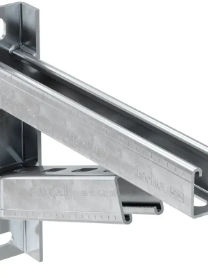 Abverkauf Fischer Auslegerkonsole Massiv FCA - 400 | Galvanisch verzinkter Stahl | 400 mm | 1145770