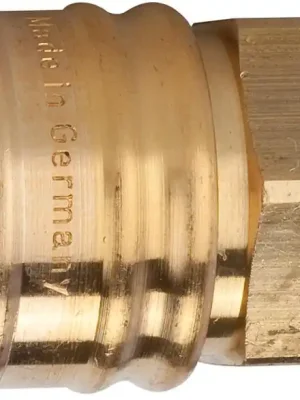 Riegler SchnellverschlusskupplungNW 7,2, Messing, connect-line, AG G1/2" | 40,5 mm | G 1/2 Zoll | 1405122 Markenprodukt