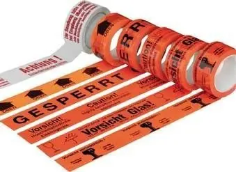 Neuheit Warn-Klebeband 50mm x 66m-Bruchgefahr- | Bruchgefahr | 1396770