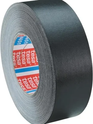 Top-Angebot tesa® Gewebe-Klebeband 4651-04 kunststoffbeschichtet 25mmx50m schwarz | schwarz | 25 mm | 50 m | 1414870