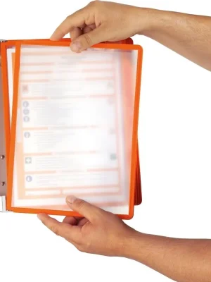 Direktkauf DURABLE Sichttafelsystem orange, VE: 1 SET | orange | verschrauben | 1416167