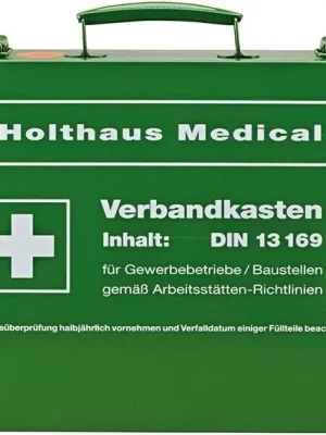 Holthaus Medical Verbandkasten Nr.63169, DIN 13169-E, grün | Verbandkasten | 1414299 Neu Im Sortiment