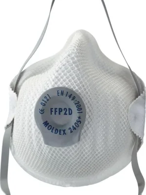 Moldex Atemschutzmaske 2405 Klassiker,FFP2 NR D | »2405«, weiß, mit Ventex® Klimaventil | 1407204 Schneller Versand