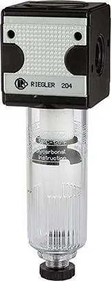 Riegler Filter multifix mit Polycarbonatbehälter 16bar BG5 G1." | 1406928 Preiswert