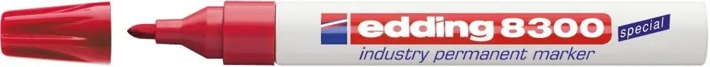 Markenware edding Industrie-Permanentmarker8300 rot | rot | 1415286