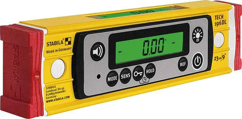 STABILA Elektronik-Wasserwaage TECH 196 DL 23cm IP 67 | 23 cm | 1413195 Echt