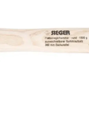 Neuheit Sieger Plattenlegerhammer 1500g rund geschraubt | auswechselbar: geschraubt | 1412944