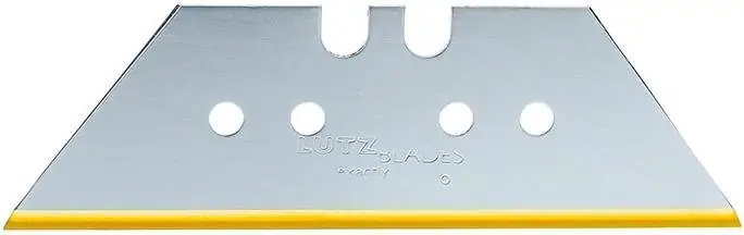 Ausverkauf Lutz Blades Trapezklinge TiN 61 x18,7x0,65mm Pack a 10 Stück | 1409262