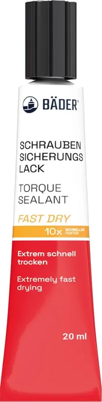 Lackfabrik Bäder Schraubensicherungslack Fast Dry 20 ml Tube gelb | gelb | 1409055 Versand Am Gleichen Tag