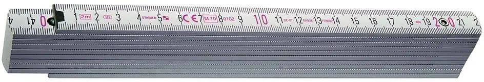 STABILA Holz-Gliedermaßstäbe Type 1407/11 GEO 3m | 17 mm | 3 m | 15 | 1414883 Angebot