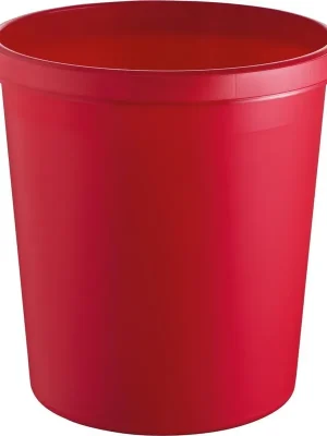 Sichere Zahlung Papierkorb 30 l 405 mm rot helit | rot | 1773729