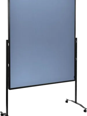 Direkt Vom Hersteller Moderationswand PREMIUM plus mobil Textil blaugrau | blaugrau | 1783185