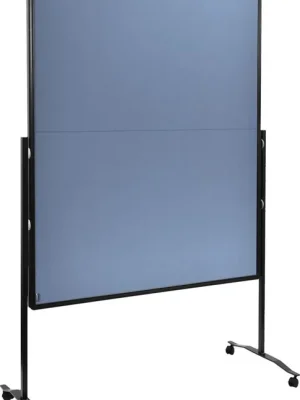 Must-Have Moderationswand PREMIUM plus klappbar Textil blaugrau | blaugrau | 1781122