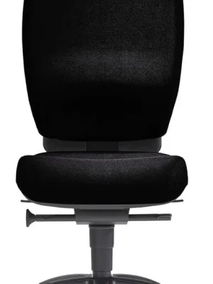 Expressversand Bandscheibenstuhl OFFICE schwarz bis 120kg 100 % Polyester | schwarz | 1779795
