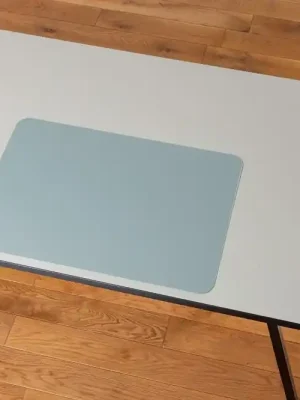 Abverkauf Tischmatte Purosens Stijl 70x50 cm Soft Aqua | Soft Aqua (pastellblau) | 700x500 mm | 1777584