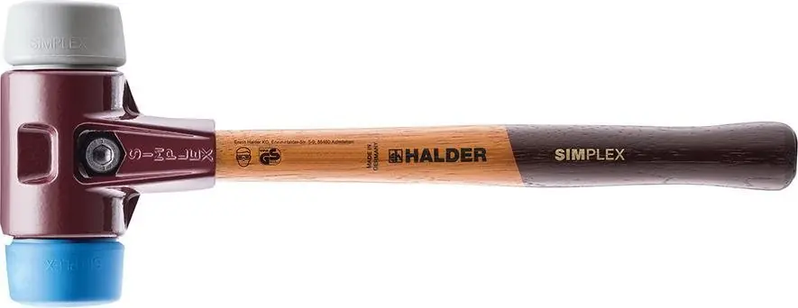 Billig Halder Schonhammer Simplex, Schlagköpfe aus TPE-mid/TPE-soft, mittelhart/weich online kaufen