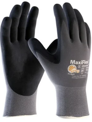 Expressversand ATG (34-874) Montage-Handschuhe MaxiFlex - grau/schwarz Gr. 10, Paar | 10 (XL) | Paar | P2440/10