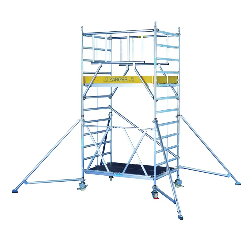 Echt Zarges Compactmaster S-PLUS 2T - Klappgerüst Arbeitshöhe 3,75 m | 3,75 m | 1,8 m | 1055348