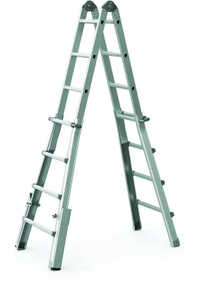 Ausverkauf Zarges Variomax V - LM-Teleskop-Leiter 4 x 4 Sprossen | 4 x 4 | 1054564