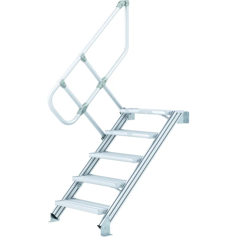 Zarges LM-Treppe 45° 15 Stufen, 600 mm breit, Höhe 3,22 m | 45 ° | 15 | 600 mm | 3220 mm | 1054965 Markenprodukt